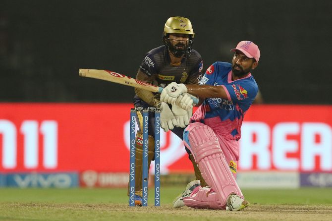 Rahul Tewatia top-scored for Rajasthan Royals with 44 off 36 balls.