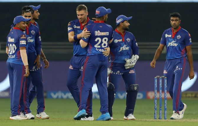 DC's strength has been their bowling attack -- Avesh Khan (22 wickets), Axar Patel (15 wickets), Kagiso Rabada (13 wickets) and Anrich Nortje, who has taken nine wickets but an economy rate of 5.59 over six games.