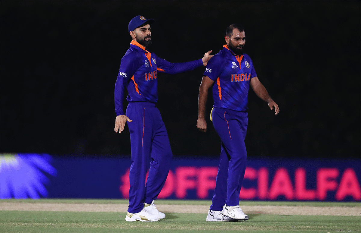 Virat Kohli and Mohammed Shami