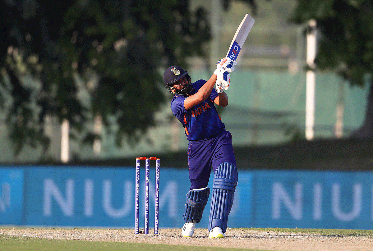 Rohit Sharma blasted his way to a 41-ball 60 (retired) at the top of the innings
