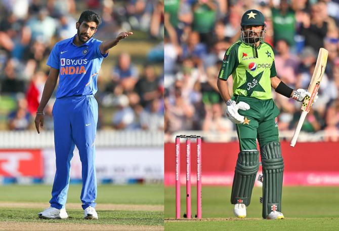 Jasprit Bumrah and Babar Azam