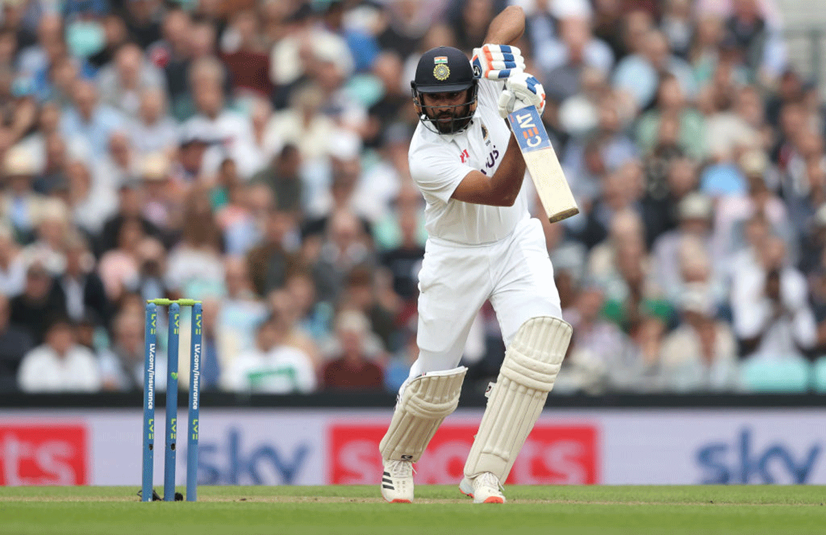 Rohit Sharma was named man of the match for his 127 -- his first overseas hundred -- on Day 3 of the 4th Test at the Oval on Saturday