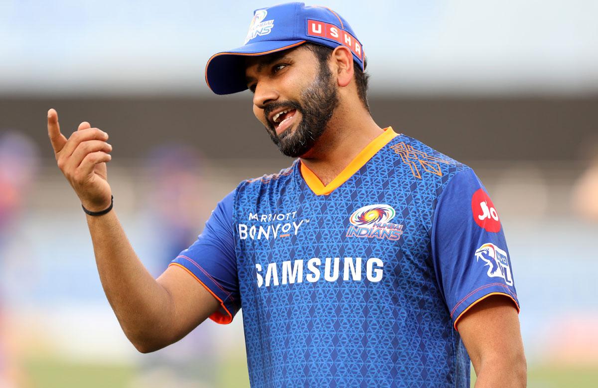 Rohit Sharma ahead of MI's match against CSK in Dubai on Sunday