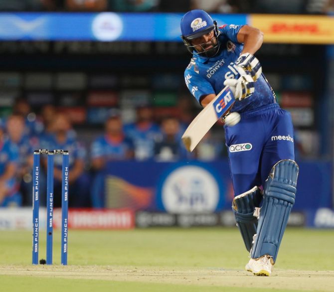 Rohit Sharma played some wonderful shots before getting out for 26