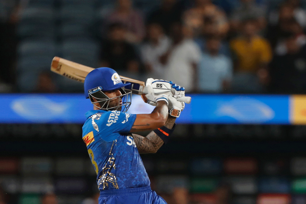 Surya Kumar Yadav top-scored for the Mumbai Indians with an unbeaten 68 off 37 balls