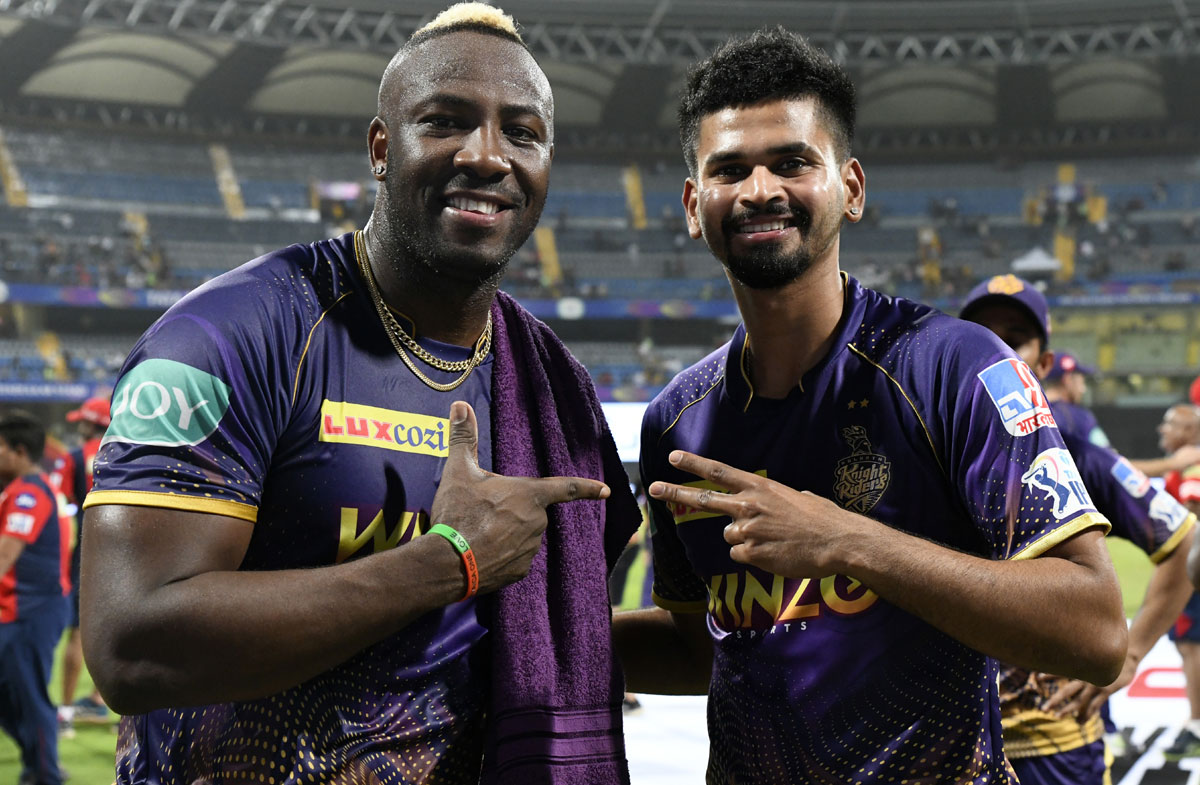 Andre Russell and Shreyas Iyer are unlikely to be retained by defending champions Kolkata Knight Riders