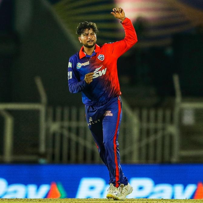 Delhi Capitals' Kuldeep Yadav has picked up 13 wickets in the IPL so far