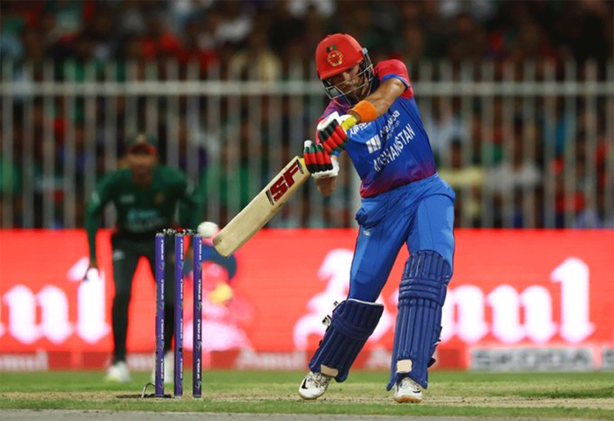 Afghanistan's Najibullah Zadran scored 43 off just 17 balls to help his team to victory