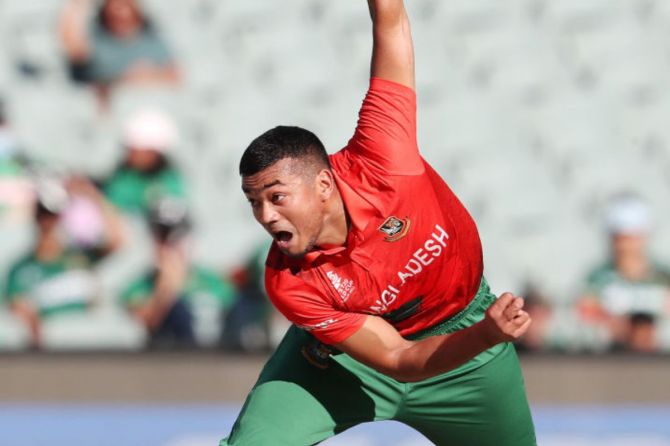  Taskin Ahmed of Bangladesh during the ICC Men's T20 World Cup match 