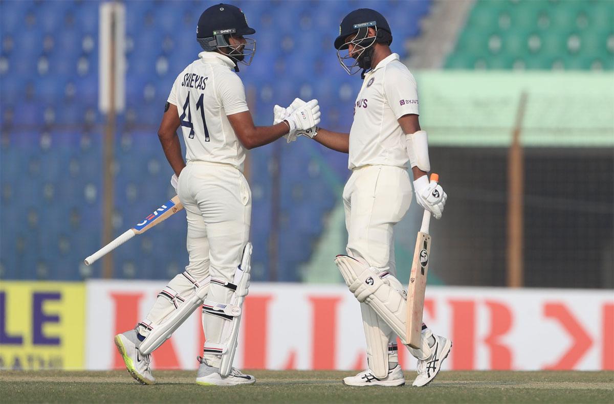 1st Test: Pujara, Iyer Lead India Fightback Vs B'desh - Rediff Cricket