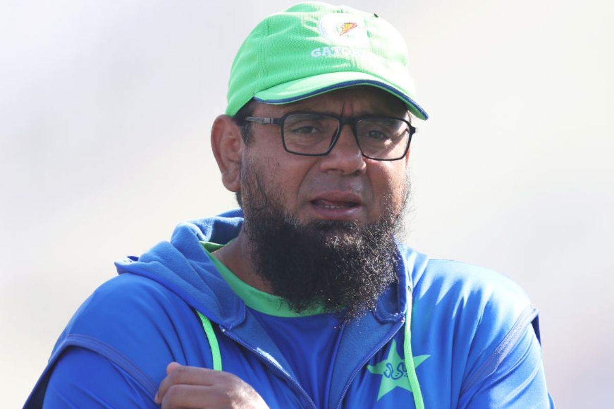  Saqlain Mushtaq, Head Coach of Pakistan pictured during a Net Session