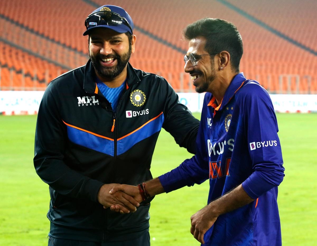 Chahal credits Rohit on his match-winning performance - Rediff Cricket