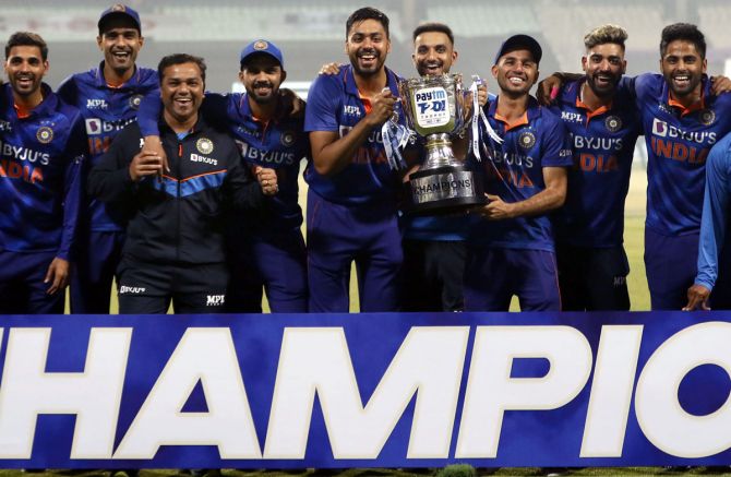 Earlier this year, India registered consecutive series clean sweep against the West Indies and New Zealand, winning nine T20Is in a row.