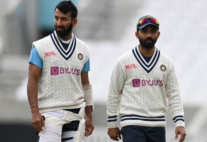 Senior batters Cheteshwar Pujara and Ajinkya Rahane, who have been struggling for runs, were left out of India's squad for the two Test series against Sri Lanka starting in Mohali on Friday 