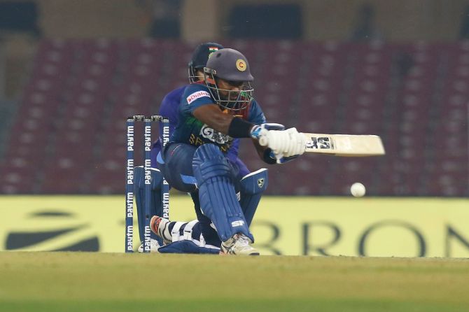 Charith Asalanka was Sri Lanka's top-scorer, with 53 off 47 balls.