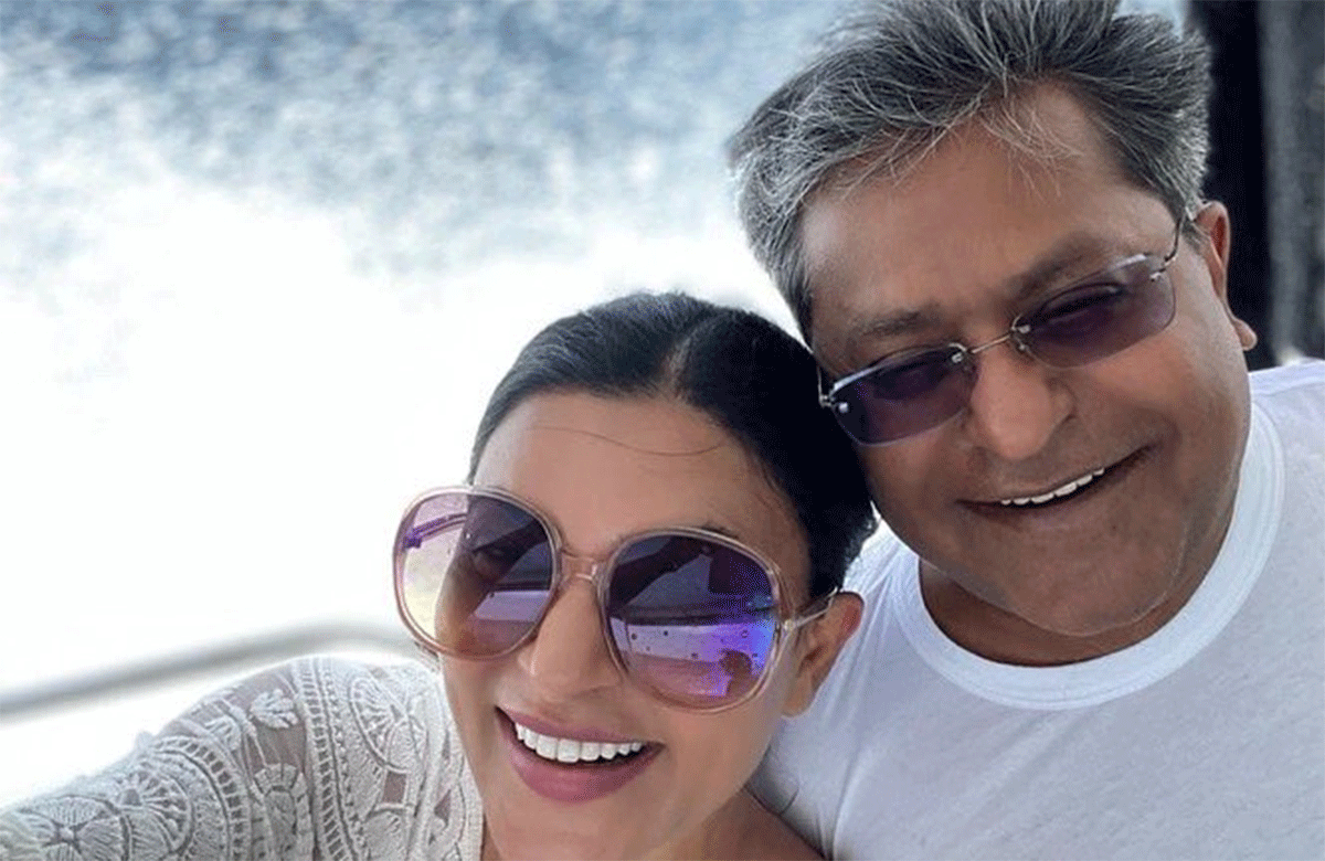 Lalit Modi and his new love interest, Sushmita Sen on holiday