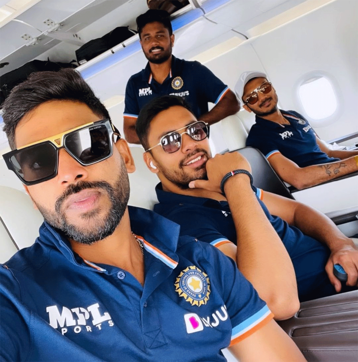 Mohammed Siraj, Avesh Khan, Sanju Samson and Axar Patel