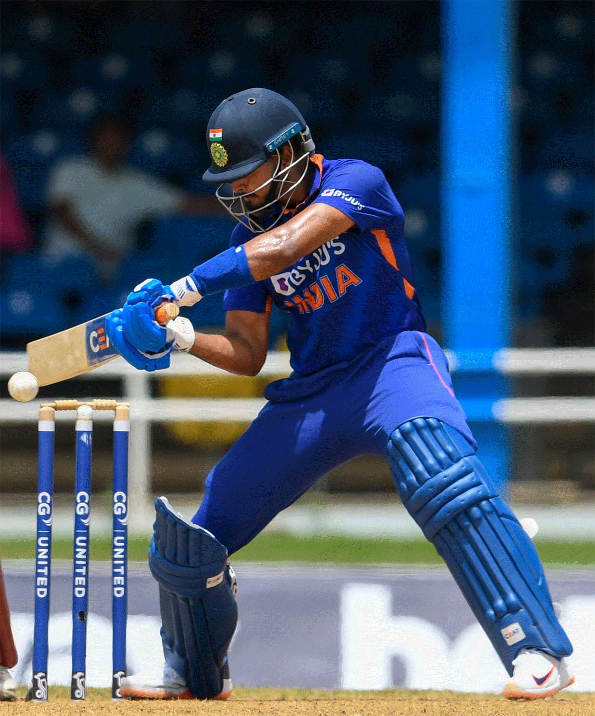 Shreyas Iyer played a steady hand with 63 off 71 balls