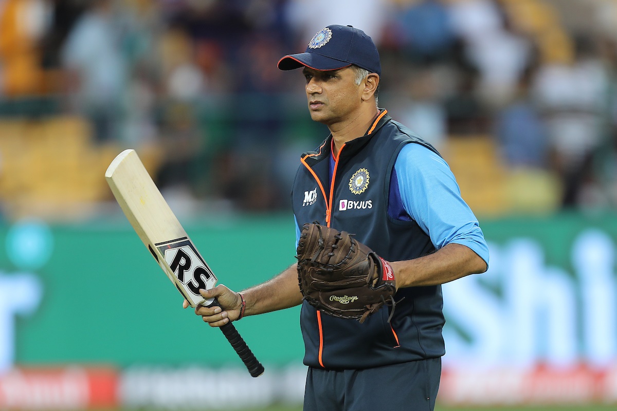 Dravid recovers from COVID, joins team in Dubai