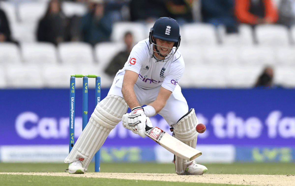 Joe Root gets innovative during his innigs of 86 not out 