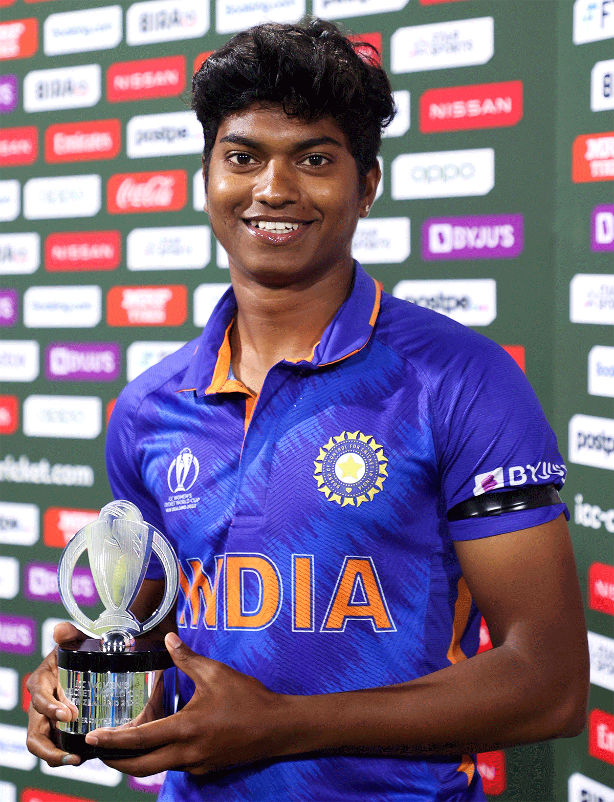 Pooja Vastrakar was named Player of the Match for scoring 67 off 59 balls