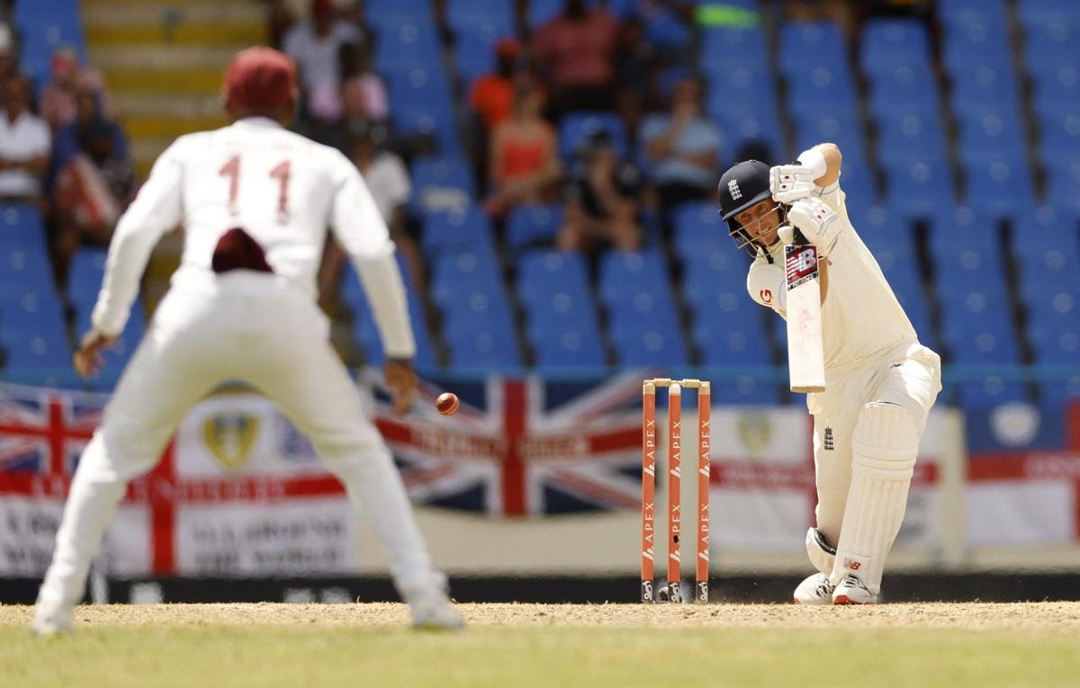 Joe Root was unbeaten on  Root 84 at stumps on Day 4.