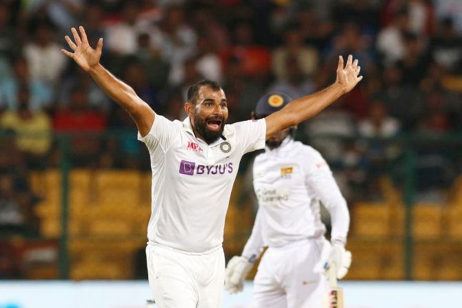 Mohammed Shami missed the five match home Tests against England and the South Africa tour before that