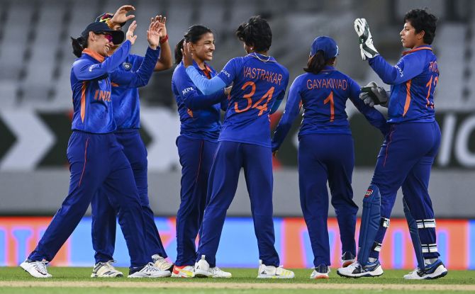 The Indian women's cricket team have 104 points in the ODI rankings