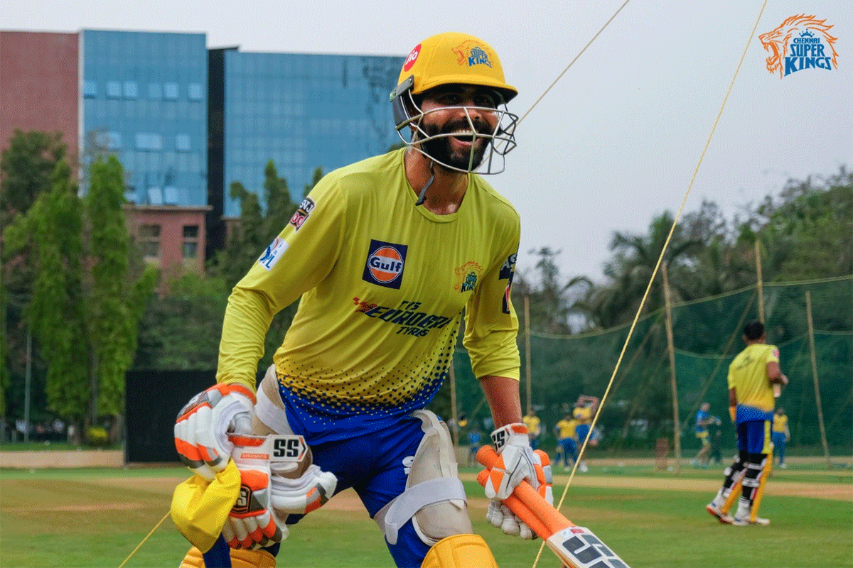 Chennai Super Kings captain Ravindra Jadeja is all smiles