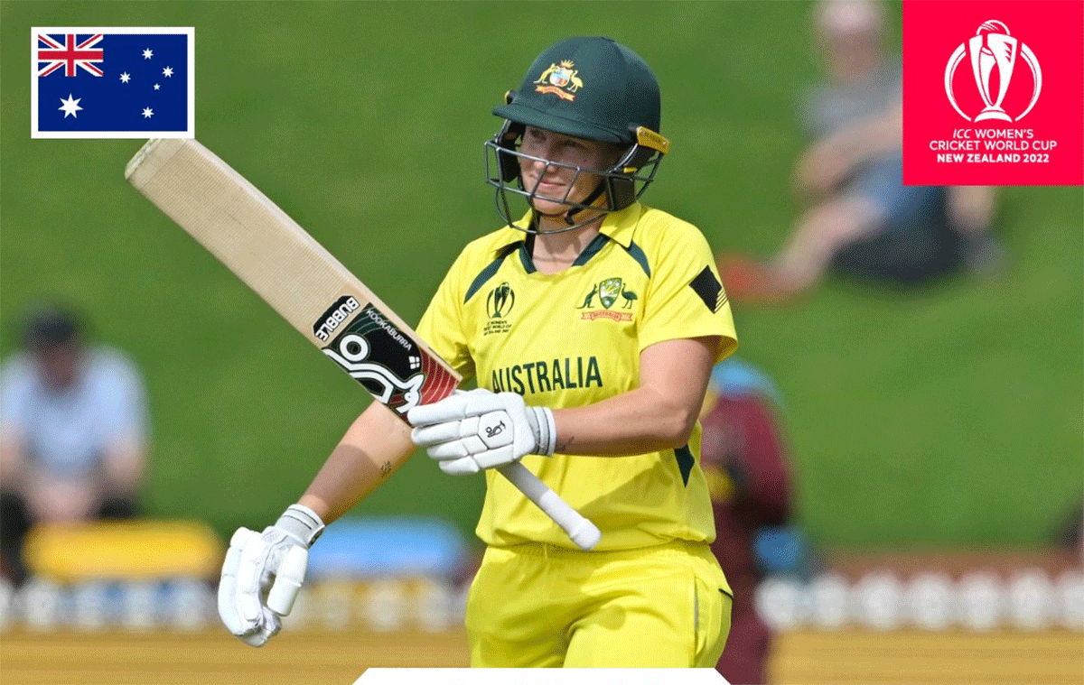 Healy hammered 129 off 107 balls in the ICC Women's World Cup semi-final against West Indies in Wellington on Wednesday