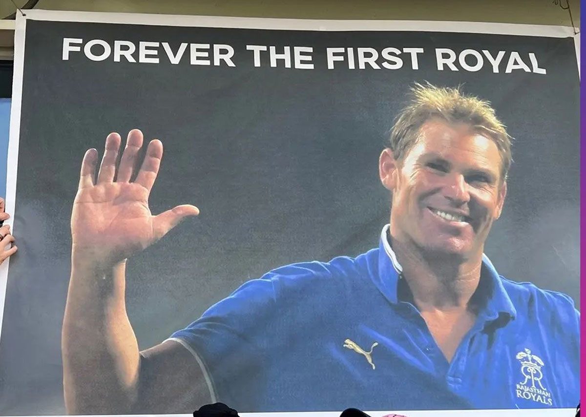 Royals to celebrate Warne's life in upcoming IPL tie