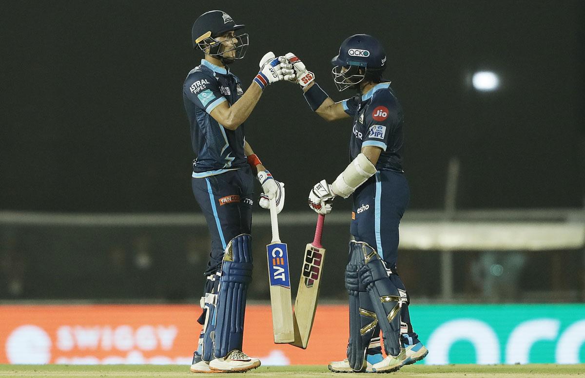 Gujarat Titans openers Wriddhiman Saha and Shubman Gill