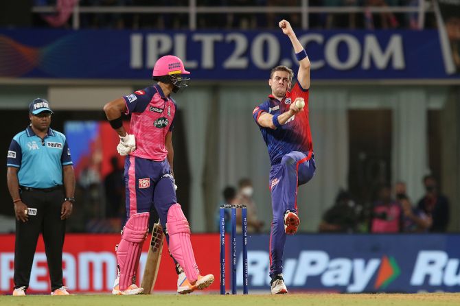 Anrich Nortje has played just four games for Delhi Capitals this season and picked up six wickets