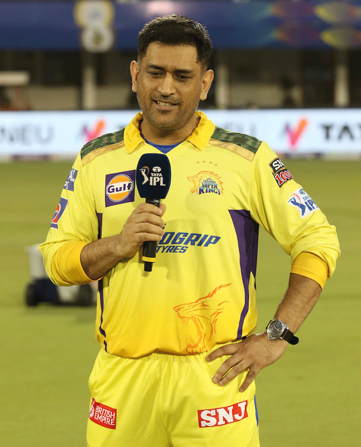 Chennai Super Kings legend and skipper Mahendra Singh Dhoni confirmed that he'll be donning the franchise colours for another season