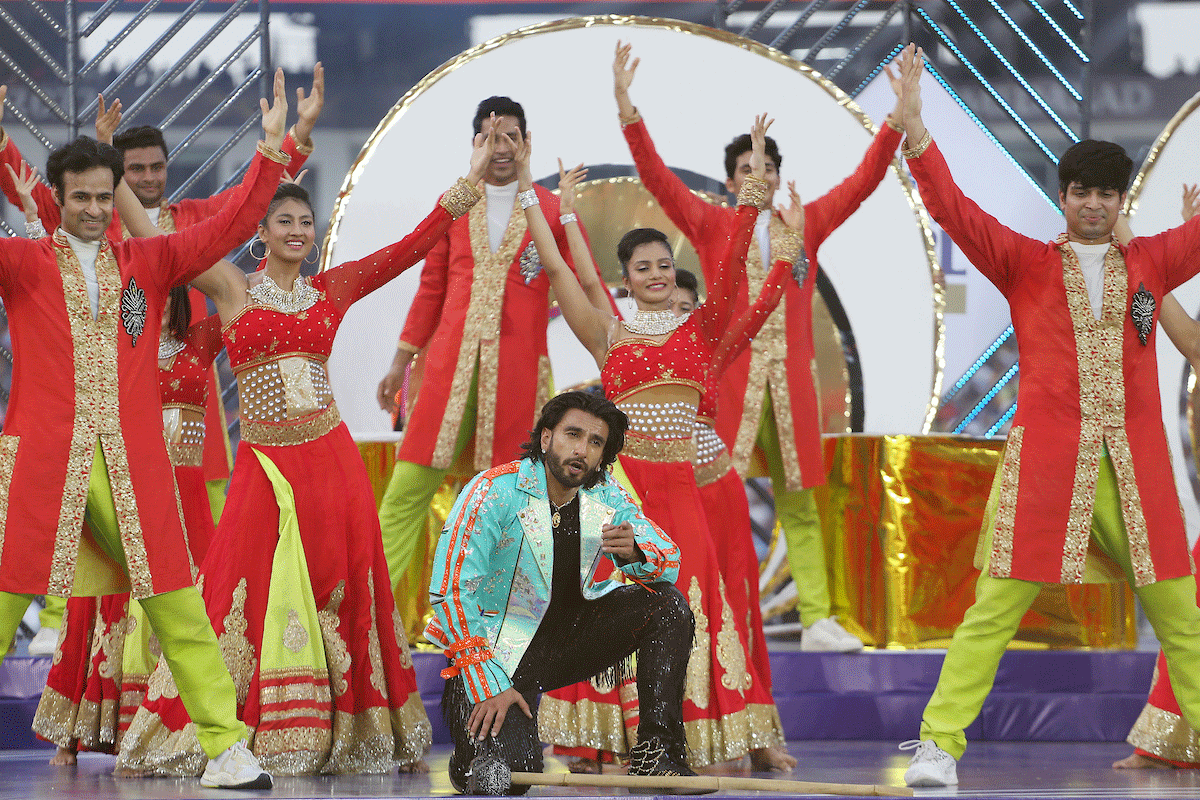 Ranveer Singh performs