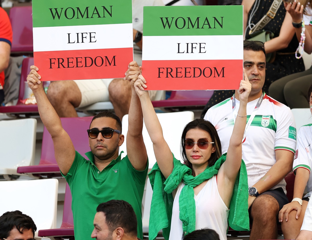At the 2022 World Cup, some fans' controversial outfits slip