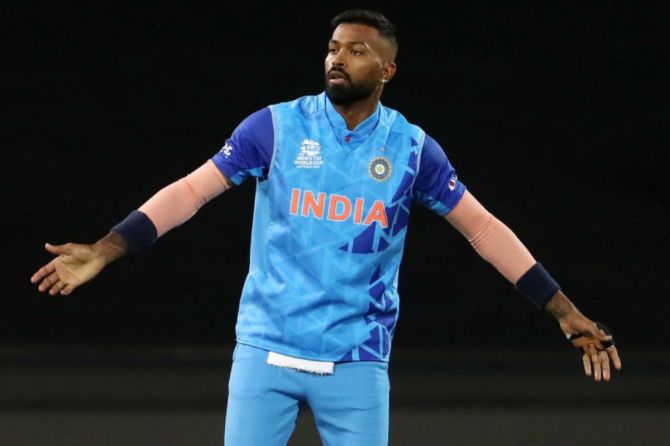 Hardik Pandya went on the attack in the last T20 match in Napier.