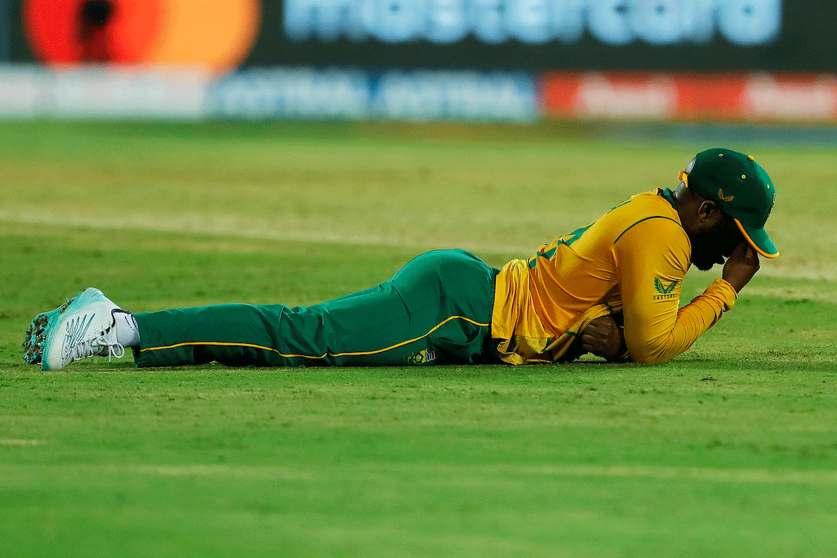 South Africa captain Temba Bavuma is a picture of frustration during the opening T20I against India on Wednesday. Parnell insisted that their flop show in the first T20I was an aberration and there's no panic in the team.