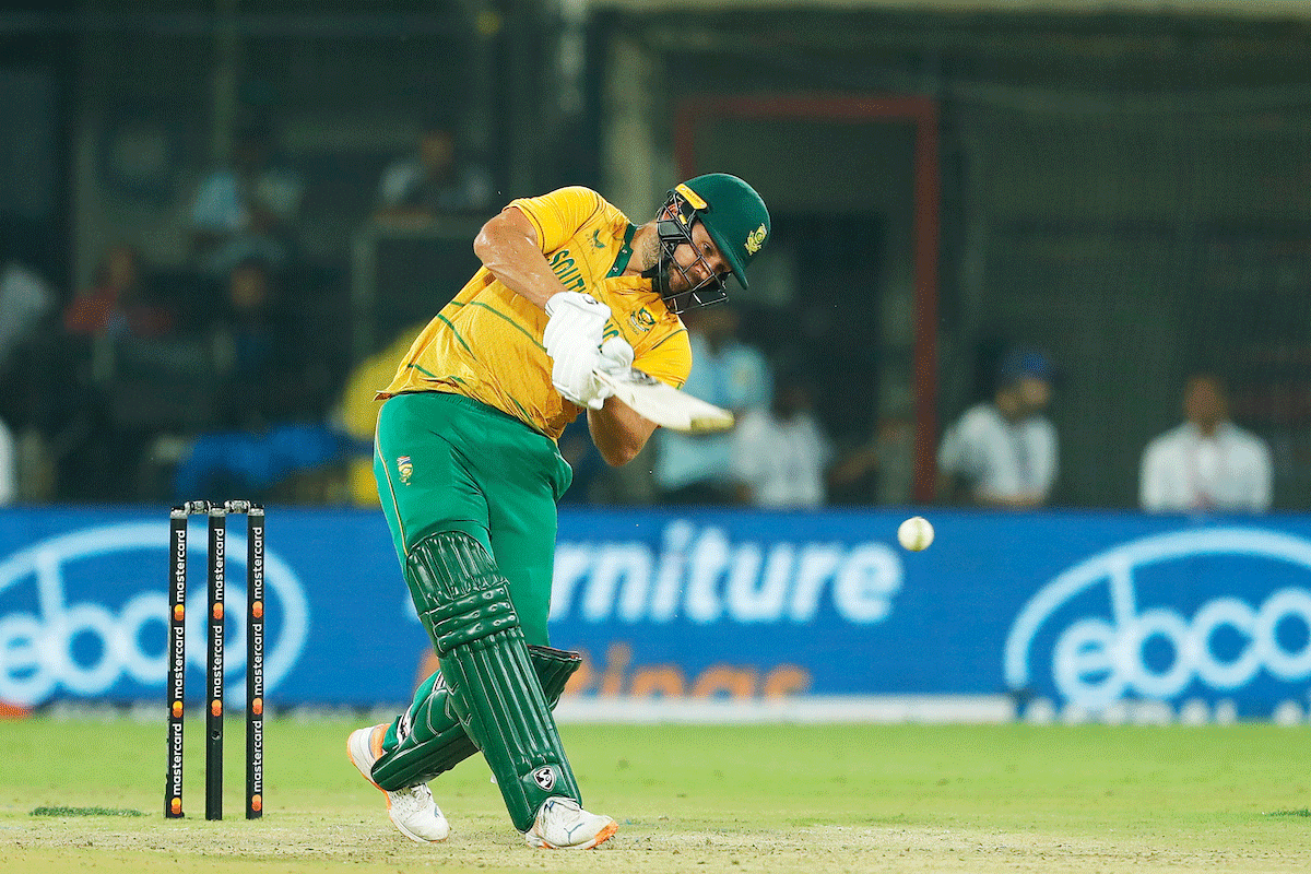 South Africa’s Rilee Rossouw scored 100 off 48 deliveries