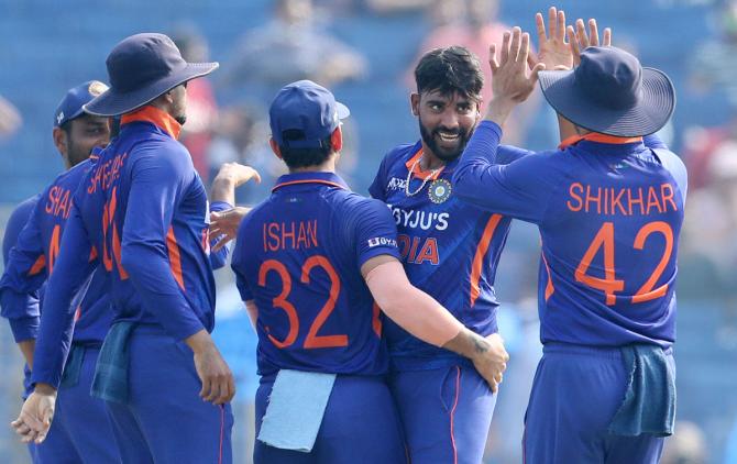 Mohammed Siraj was named Player of the series for his consistent showing