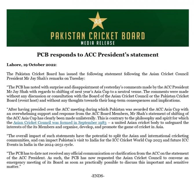 PCB press release