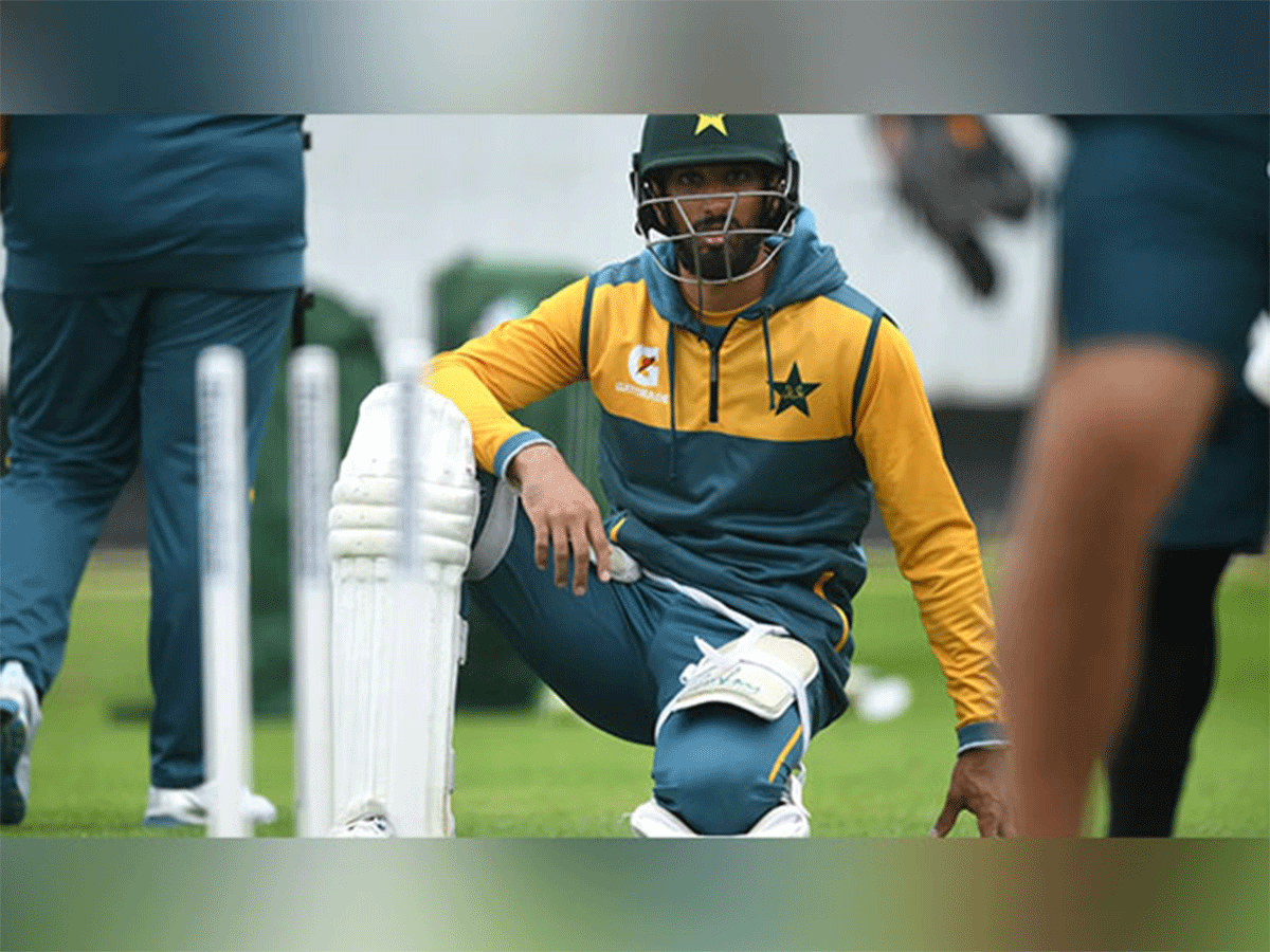 Shan Masood suffered the blow on the right side of his head from a stray shot off the bat of Mohammad Nawaz while playing against a spinner.