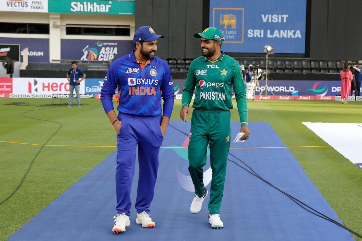 Pakistan's Babar Azam and India's Rohit Sharma