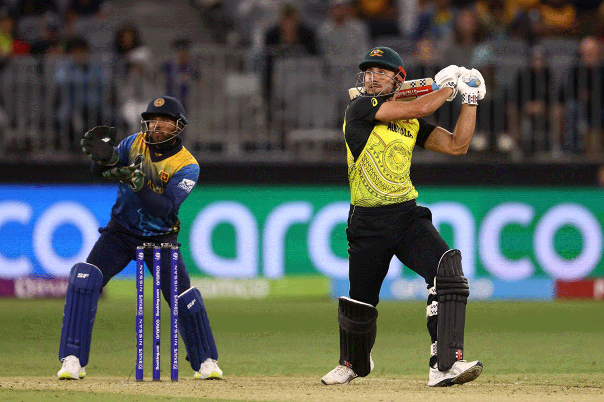 Marcus Stoinis powerfully struck six sixes in his unbeaten 59 from 18 balls. 
