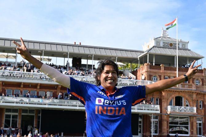 Indian women's cricketer Jhulan Goswami bids farewell to international cricket, at Lords