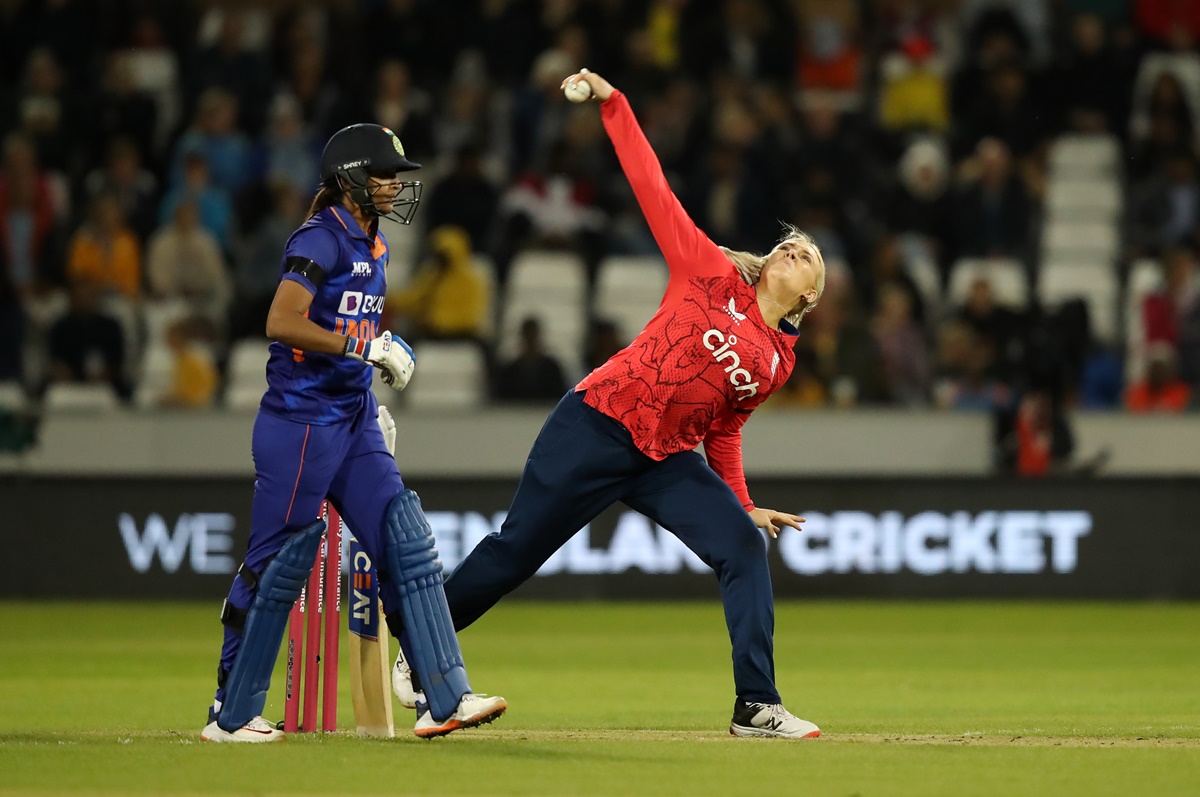 England leg-spinner Sarah Glenn took four wickets for 23 runs