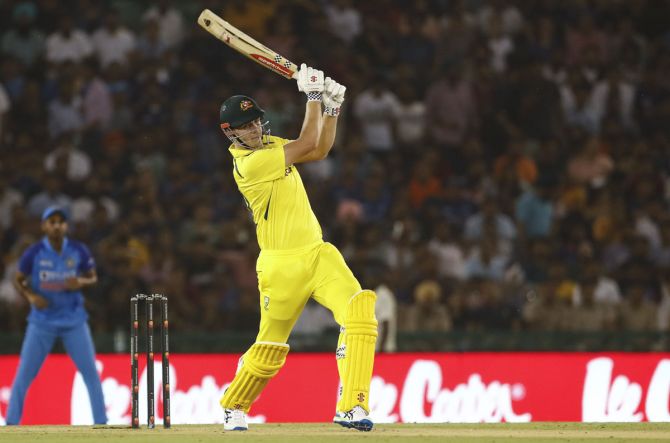 Opener Cameron Green smashed 61 runs as Australia chased down 209 runs with four balls to spare