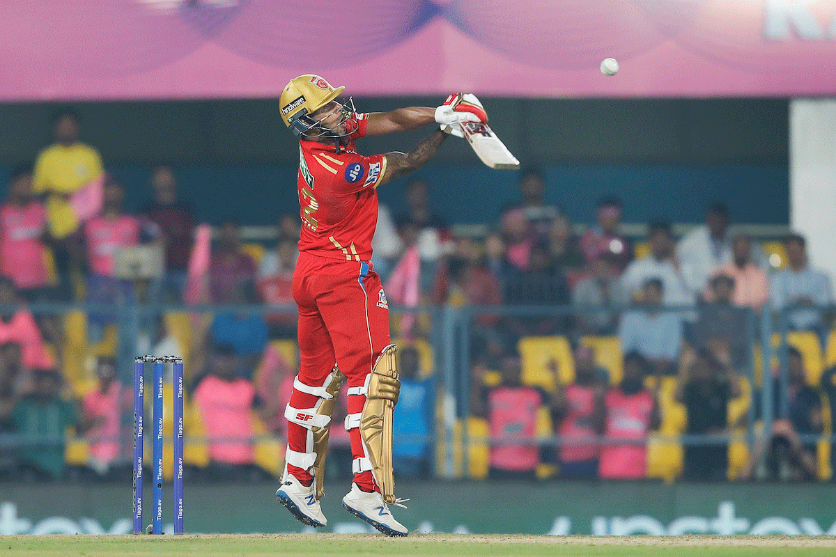 Captain Shikhar Dhawan top-scored for Punjab Kings with 86 not out