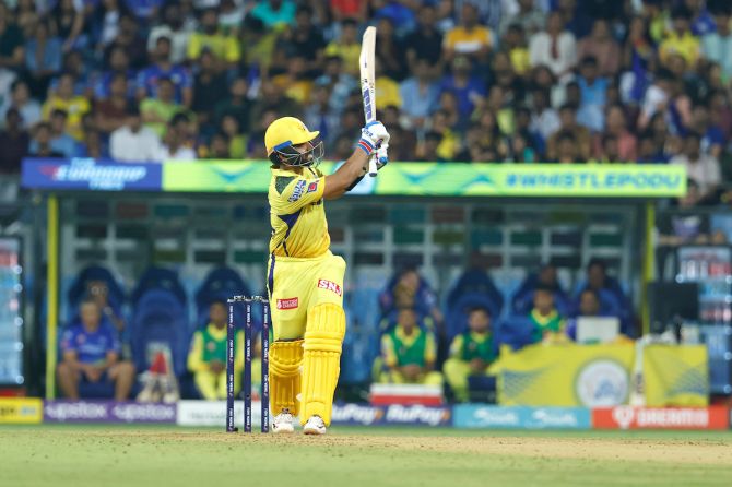34-year-old Ajinkya Rahane made a rousing debut for CSK, scoring 61 off 27 balls, which included 7 fours and 3 sixes.
