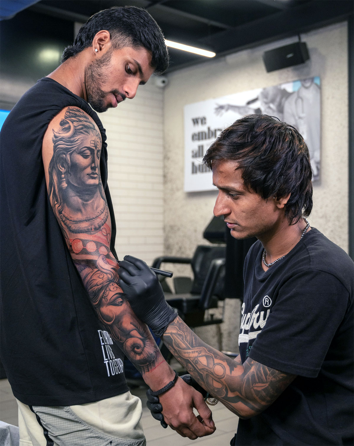 Mahadev trishul tattoo |trishul tattoo |mahadev tattoo | samurai tattoo  mehsana |9725959677 | Small tattoos for guys, Bholenath tattoo, Trishul  tattoo designs
